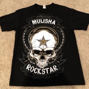 Metal Mulisha Rockstar black t shirt size medium
